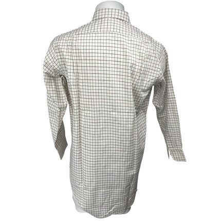 T.M. Lewin & Sons Mens Multicolor Wool Long Sleeve Button Down Dress Shirt Top S