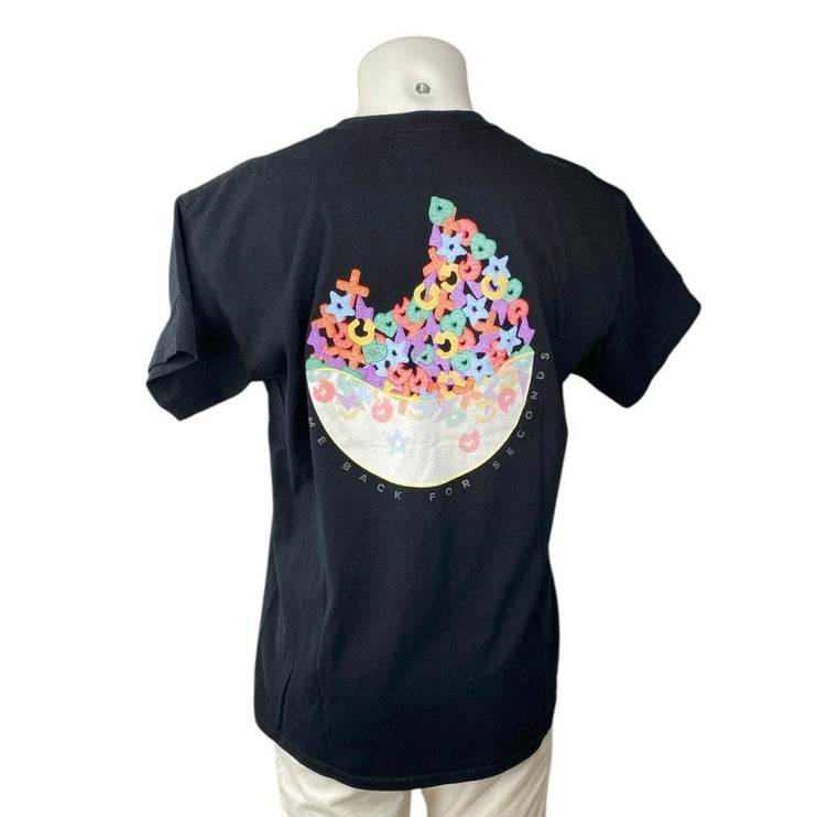 Tinder Mate Men's Black Crewneck Short Sleeve Graphic Print Tee T-shirt Top Sz L