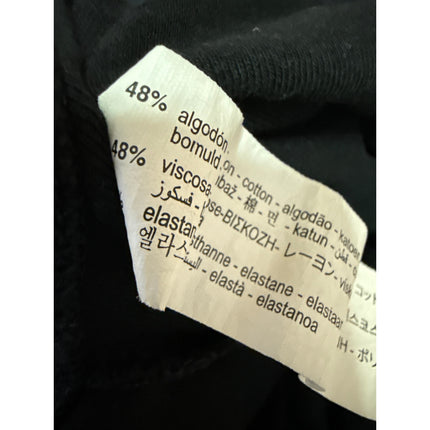 Zara Women's Black Long Sleeve Crew Neck Stretch T Shirt Bodysuit Top Size M