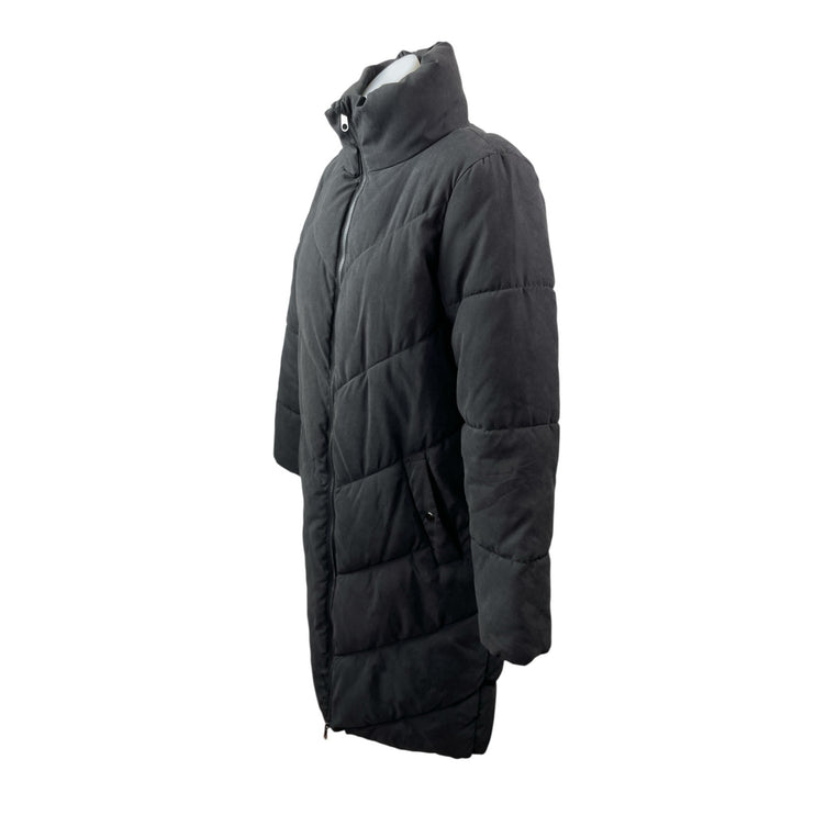 Vero Moda VMLIGA Liga Black Quilted High Neck Long Sleeve Puffer Coat Jacket XS