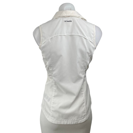 Columbia Silver Ridge II Women's Sleeveless Collared Button Down Shirt Top Sz XS