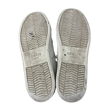 Greats Royale 2.0 Women's White Low Top Round Toe Lace Up Sneakers Shoes Sz 10.5