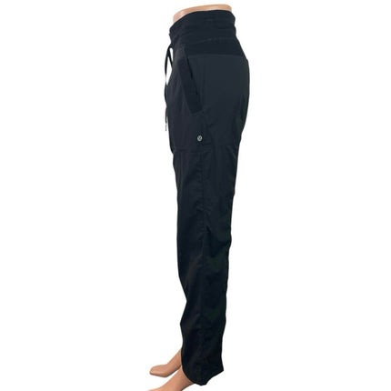 Lululemon Dance Studio Black Warm Up Track Athletic Activewear Trousers Pants M