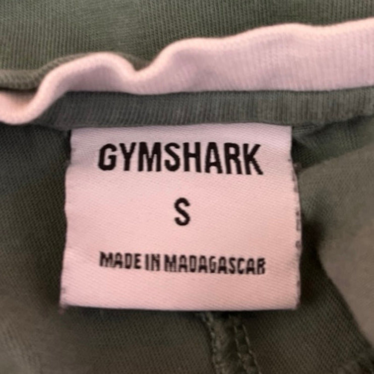 Gymshark Women's Green Sleeveless Muscle Tee Workout Athletic Tank Top Size S