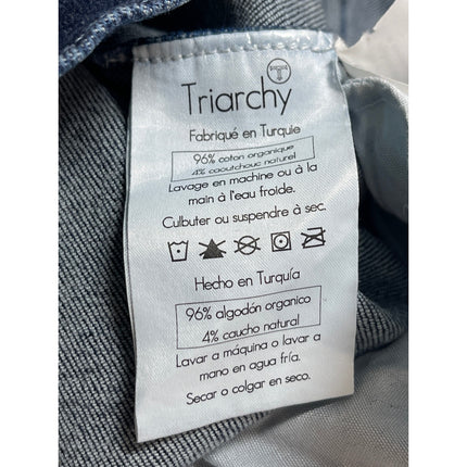 NEW Triarchy Women's Blue High Waist Slim Fit Skinny Leg Denim Jeans Pants Sz 29