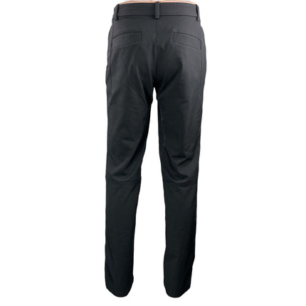 Lululemon Men's Black Mid Rise Pinstriped Straight Leg Trousers Dress Pants M