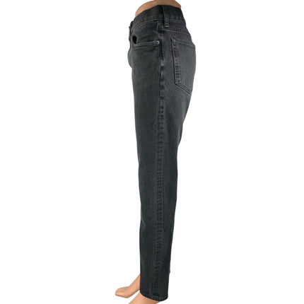 Everlane Uniform Women's Black High Waisted Straight Skinny Denim Jeans Pants 31