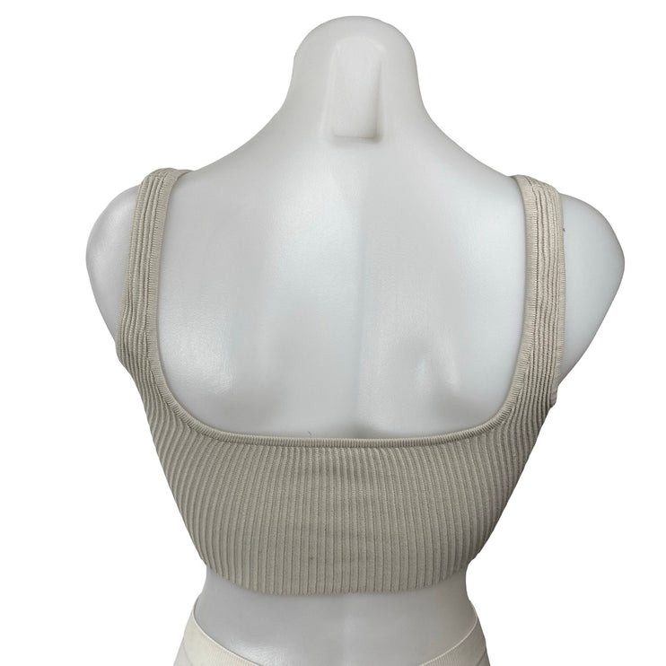 ARITZIA Babaton Sculpt Knit Yoga Workout Athletic Activewear Crop Tank Top 2XS