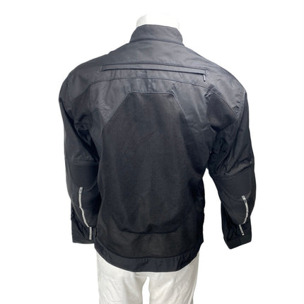 Dainese Men's Black Full Zip High Neck Biker Motorcycle Riding Jacket Size 42/L