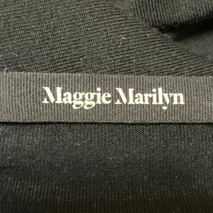 Maggie Marilyn Black Sleeveless Crew Neck Knit Stretch Bodycon Maxi Dress Size M