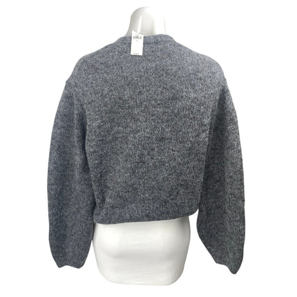 NEW Banana Republic Gray Wool Oversized Long Sleeve Open Cardigan Sweater Size S