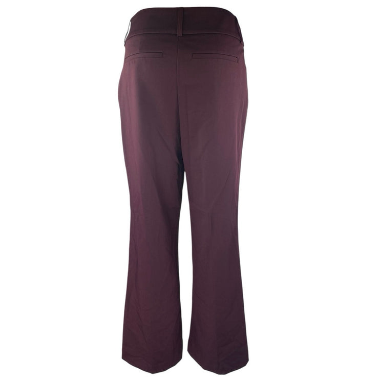Alfani Women's Purple High Waisted Flared Bootcut Trousers Dress Pants Size 2S