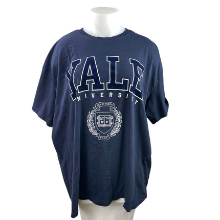 H&M Women's Navy Blue Yale University Short Sleeve T Shirt Tee Top Size XXL