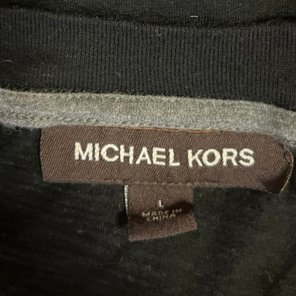 Michael Kors Men's Black Short Sleeve Crew Neck Pocket Tee T Shirt Top Size L