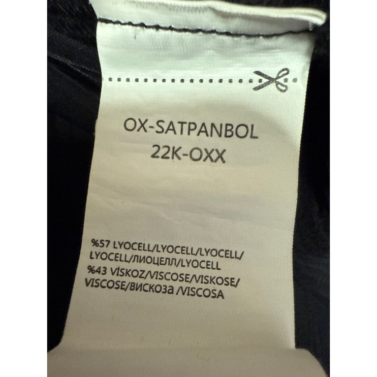 Oxxo Women's Black High Waisted Pull On Palazzo Wide Leg Trousers Pants Size XS