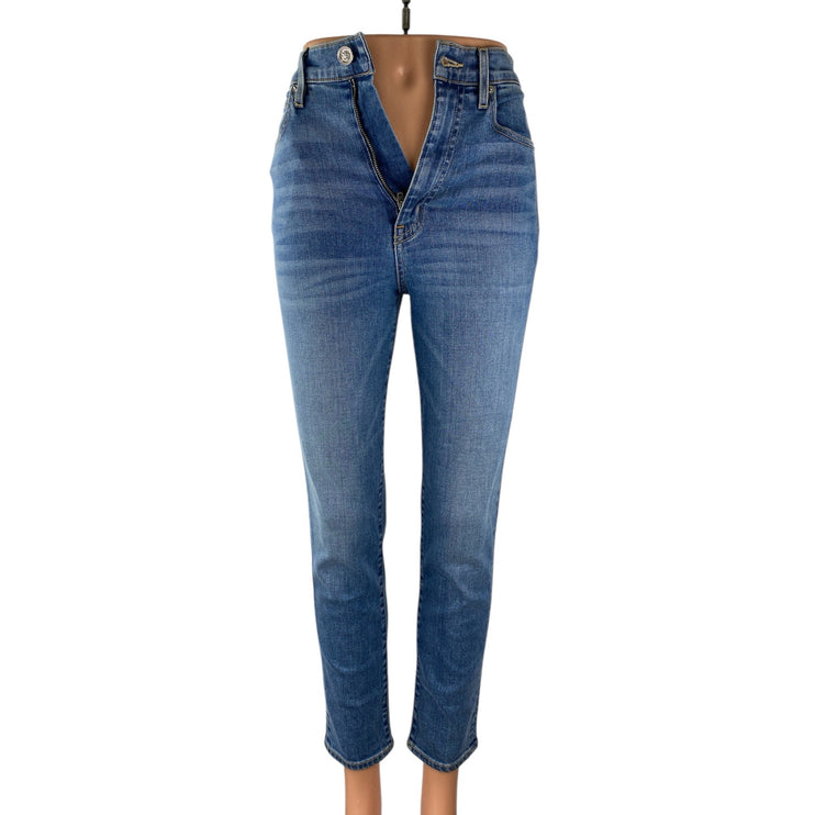 SLVRLAKE Women's Blue High Rise Slim Fit Skinny Leg Denim Jeans Pants Size 23