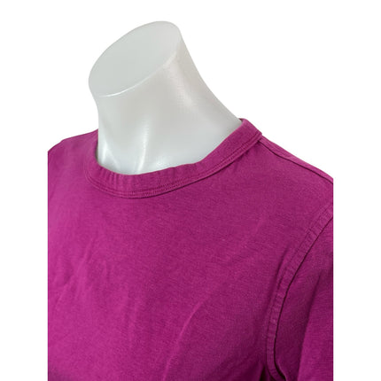 Lululemon Women's Pink Short Sleeve Crew Neck Boxy Athletic T Shirt Tee Top Sz 4