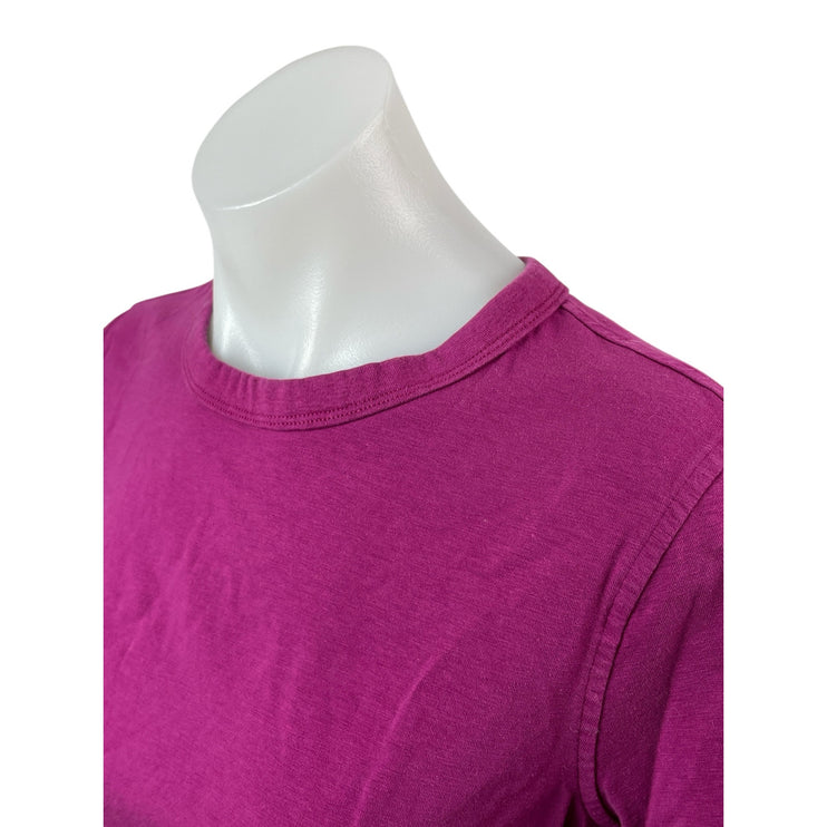Lululemon Women's Pink Short Sleeve Crew Neck Boxy Athletic T Shirt Tee Top Sz 4