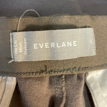 Everlane Women's Gray Striped Tapered High Rise Casual Trousers Pants Size S