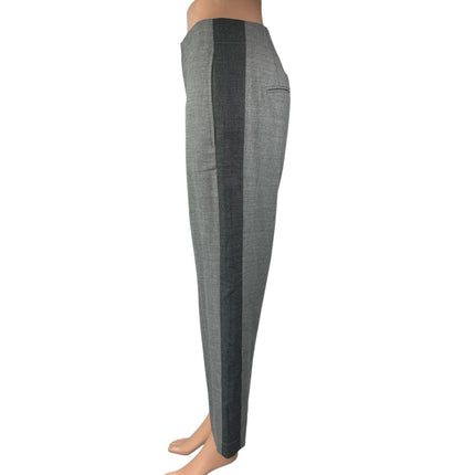 Club Monaco Women's Gray Black Colorblock High Waisted Trouser Casual Pants Sz 2