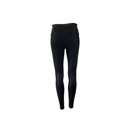 Spanx Black Faux Vegan Leather High Rise Activewear Skinny Moto Leggings Pants M