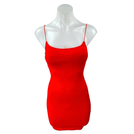 Zara Red Sleeveless Spaghetti Strap Cami Camisole Mini Bodycon Tank Dr Brie Zara Red Sleeveless Spaghetti Strap Cami Camisole Mini Bodycon Tank Dr Brie