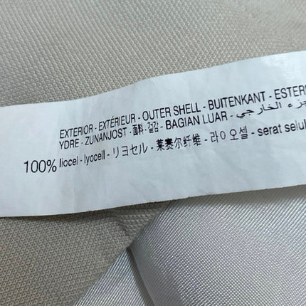 Zara Women's Beige Sleeveless V Neck Button Up Casual Blouse Vest Top Size S