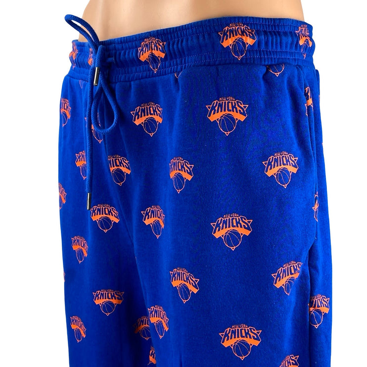 The Wild Collective New York Knicks NBA Men's Blue Jogger Sweat Pants Size L