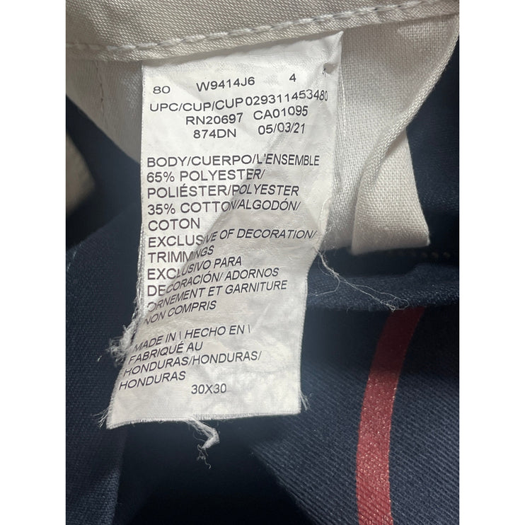 Dickies Men's Navy Blue High Rise Straight Chino Khaki Trousers Pants Size 30x30