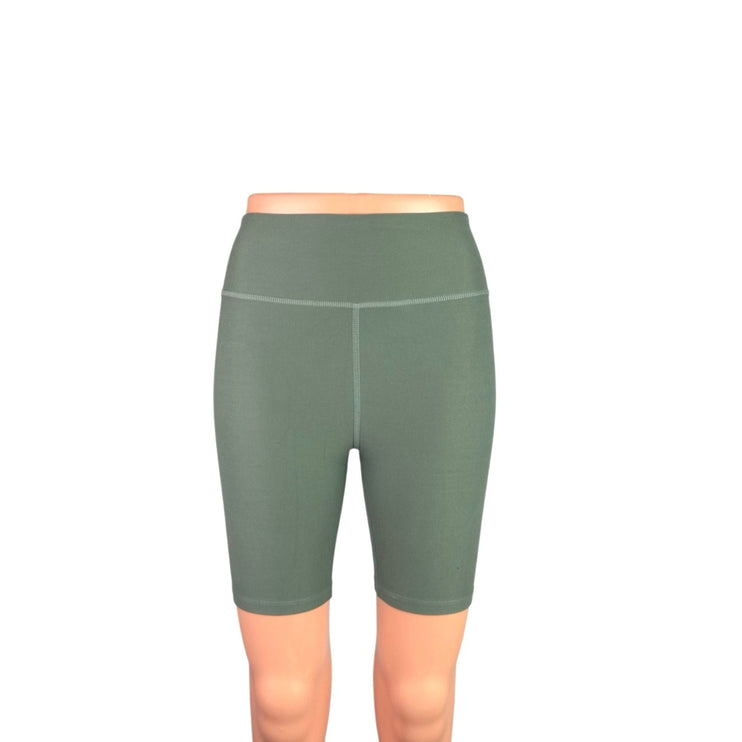 Abercrombie & Fitch Women's Green Yoga Running Athletic Biker Shorts Size XS