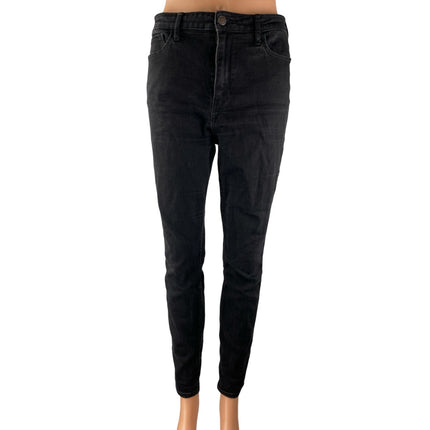 Hollister Women's Black High Rise Slim Fit Skinny Ankle Denim Jeans Pants Sz 28