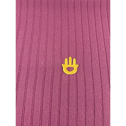 Spiritual Gangster Purple Ribbed Knit High Rise Athletic Leggings Pants Size S