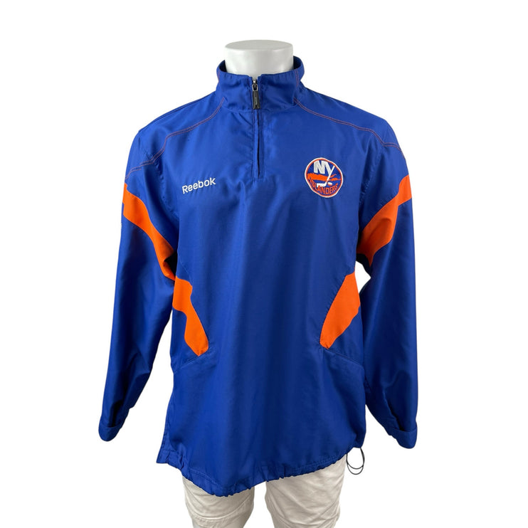 Reebok New York Islanders NHL Hocket Women Blue Sweatshirt Pants 2 Piece Set M