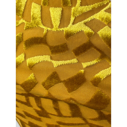 Urban Outfitters Out From Under Yellow Gold Velvet Jacquard Bodysuit Top Size S