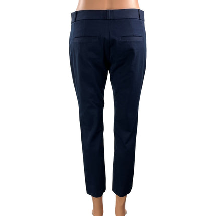 Banana Republic Women Blue Mid Rise Skinny Cropped Trousers Pants Size 2P