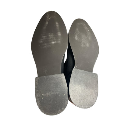 NWOB Steve Madden Nexie Women's Black Leather Pointed Toe Zip Ankle Boots Size 8