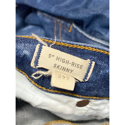 Madewell Women's Blue High Rise Slim Fit Classic Skinny Denim Jeans Pants Sz 29