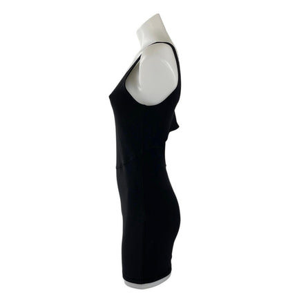 Aritzia Golden LIFE Shake It Black Yoga Athletic Tank Romper Activewear Set Sz M