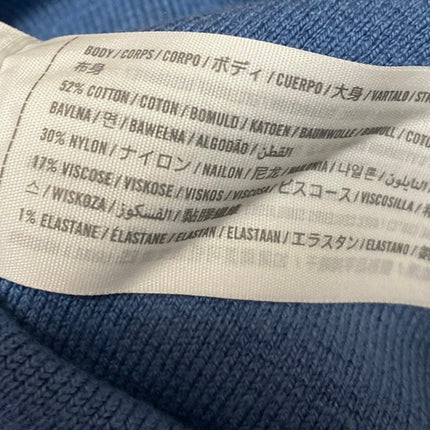 Abercrombie & Fitch Blue Ribbed Knit Long Sleeve Bustier Sweater Top Size S