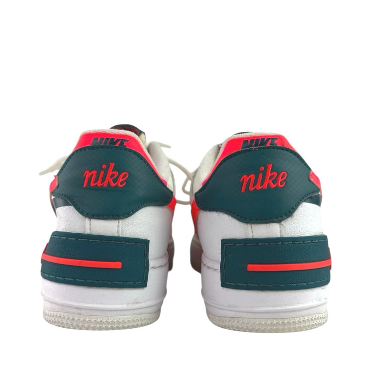 Nike Air Force 1 Low Shadow Men's White Low Top Lace Up Sneakers Shoes Size 9.5