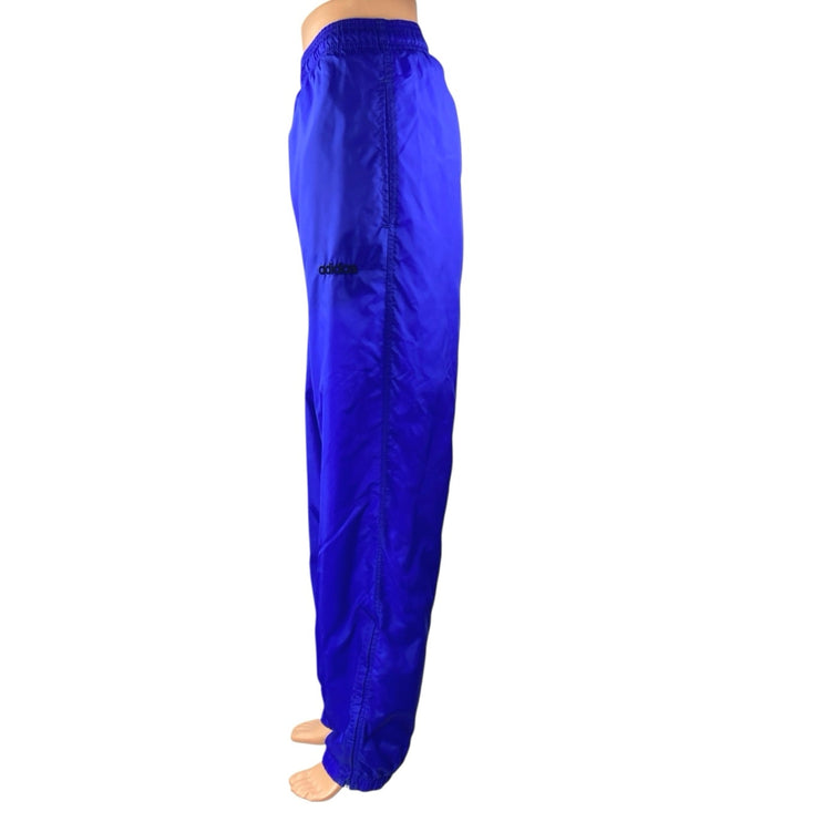 Adidas The Vintage Twin Women's Blue High Rise Jogger Athletic Sweat Pants Sz M