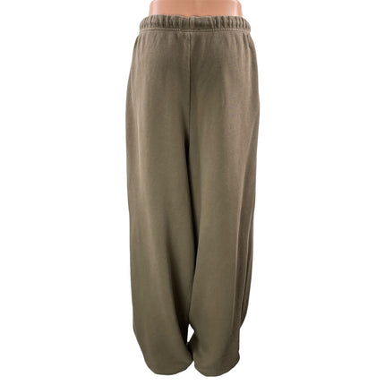 Elwood Women's Olive Green High Waisted Drawstring Casual Trouser Sweatpants XL