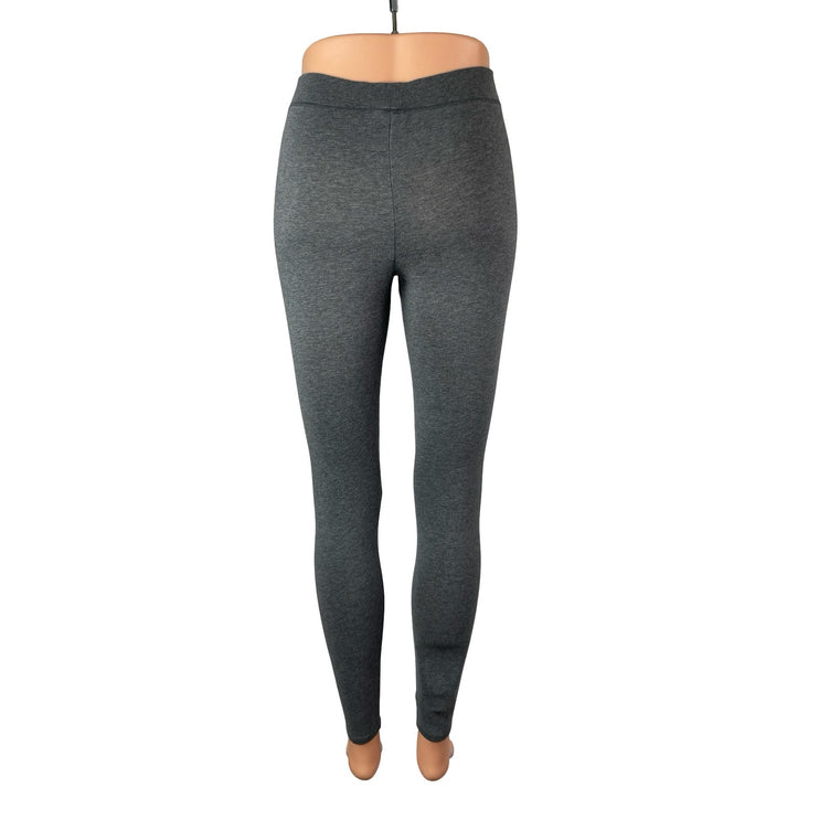 Victoria's Secret Pink Women's Gray Heather Mid Rise Athletic Leggings Pants XS