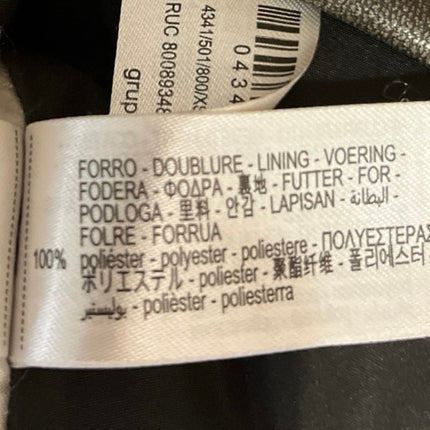 Zara Women's Black Faux Vegan Leather High Waist Pockets Mini Cargo Skirt Sz XS