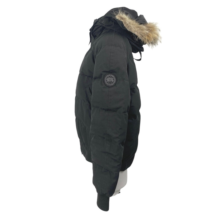 Canada Goose Women's Black Long Sleeve Fur Hooded Down Puffer Coat Jacket Sz XL