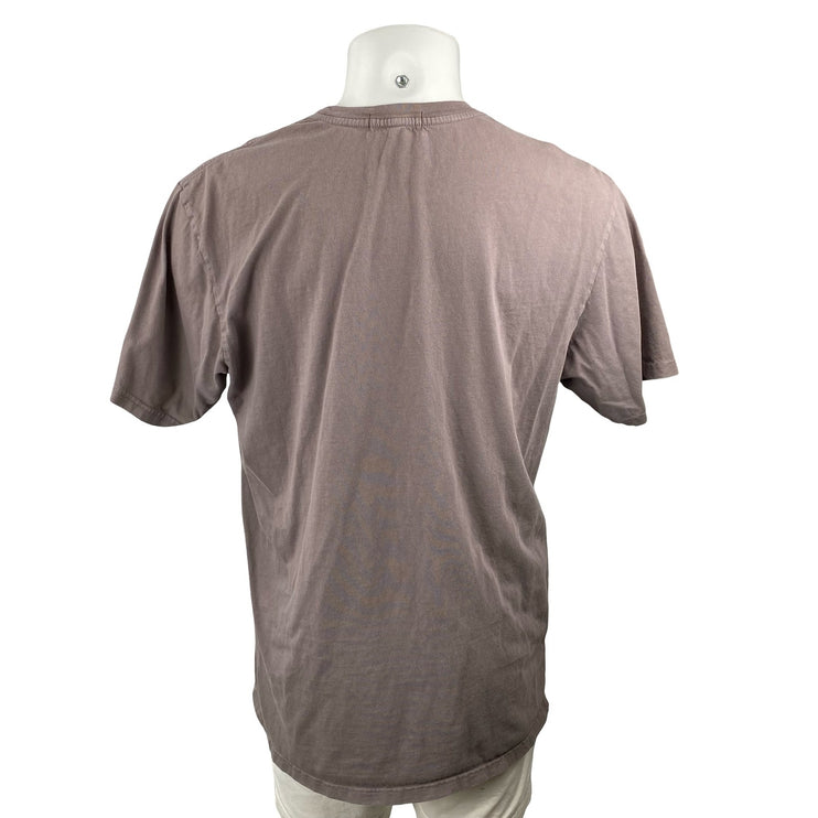 Talentless Men's Brown Crew Neck Short Sleeve Basic T Shirt Tee Top Size XL