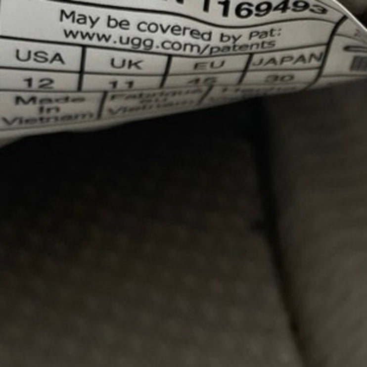 UGG Lowmel Men's Beige Tan Low Top Lace Up Platform Fashion Sneakers Shoes Sz 12