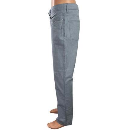 Peter Millar Men's Gray Straight Leg Mid Rise Career Trousers Pants Size 36