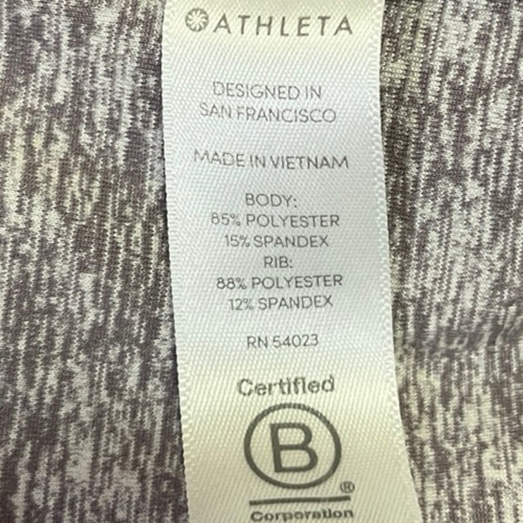 Athleta Gray Heathered High Rise Pull On Workout Athletic Leggings Pants Size XS