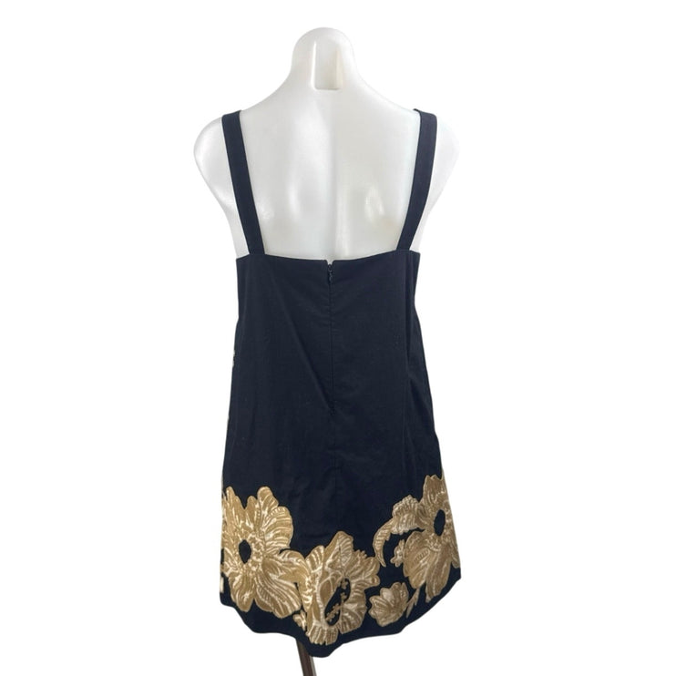 NEW Banana Republic Floral Embroidery Sleeveless Mini Tank Shift Dress S Petite